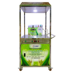 Sugarcane juice dispenser cooling systum and roof